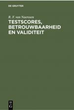 ISBN 9783112300305: Testscores, betrouwbaarheid en validiteit – Een inleiding in de testleer