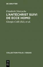 ISBN 9783112300527: L’Antéchrist suivi de Ecce Homo