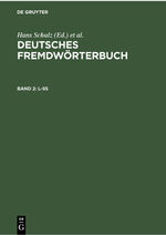 ISBN 9783112301920: Deutsches Fremdwörterbuch / L-ß