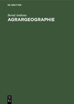 ISBN 9783112303528: Agrargeographie