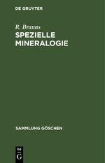 ISBN 9783112304303: Spezielle Mineralogie