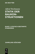 ISBN 9783112304310: Statisch bestimmte Stabwerke