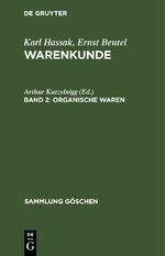 ISBN 9783112304358: Organische Waren