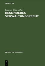 ISBN 9783112304532: Besonderes Verwaltungsrecht