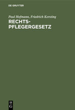 ISBN 9783112306208: Rechtspflegergesetz