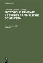 ISBN 9783112326572: Gotthold Ephraim Lessings Sämmtliche Schriften. Band 13