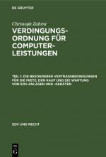 Christoph Zahrnt: Die Besonderen Vertrag Christoph Zahrnt: Die Besonderen Vertrag
