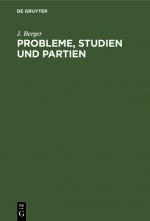 ISBN 9783112332658: Probleme, Studien und Partien – 1862–1912