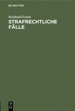 ISBN 9783112338254: Strafrechtliche Fälle - Zum akademischen Gebrauch