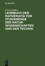 ISBN 9783112339978: Lehrbuch der Mathematik für Studierende der Naturwissenschaften und der Technik - Eine Einführung in die Differential- und Integralrechnung und in die analytische Geometrie