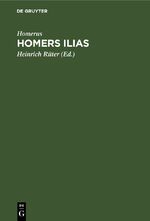 ISBN 9783112346655: Homers Ilias - Versuch einer Wiederherstellung des Urgedichtes vom Zorn des Achilleus