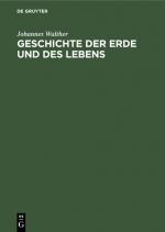 ISBN 9783112347836: Geschichte der Erde und des Lebens