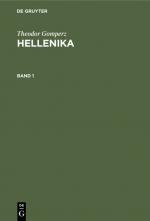 ISBN 9783112348376: Theodor Gomperz: Hellenika / Theodor Gomperz: Hellenika. Band 1