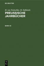 ISBN 9783112364239: Preußische Jahrbücher. Band 43