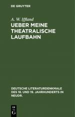 ISBN 9783112370759: Ueber meine theatralische Laufbahn