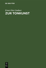 ISBN 9783112387535: Zur Tonkunst – Abhandlungen