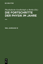 ISBN 9783112399439: 1862 – FPHY-B, 18