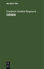 ISBN 9783112408292: Oden