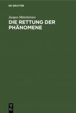 ISBN 9783112415955: Die Rettung der Phänomene