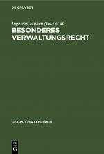 ISBN 9783112418932: Besonderes Verwaltungsrecht