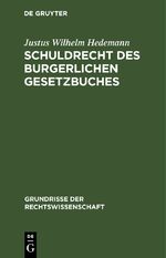 ISBN 9783112447758: Schuldrecht des Burgerlichen Gesetzbuches