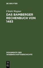 ISBN 9783112617618: Das Bamberger Rechenbuch von 1483