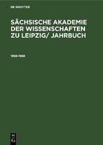 ISBN 9783112619032: Sächsische Akademie der Wissenschaften zu Leipzig/ Jahrbuch / 1966-1968