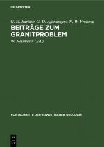 ISBN 9783112620212: Beiträge zum Granitproblem
