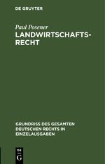ISBN 9783112633458: Landwirtschaftsrecht