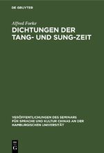 ISBN 9783112640036: Dichtungen der Tang- und Sung-Zeit - Chinesischer Text