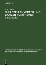 ISBN 9783112646878: Nullstellenverteilung ganzer Funktionen