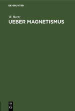 ISBN 9783112674215: Ueber Magnetismus