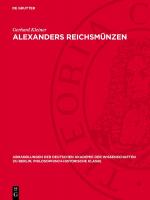 ISBN 9783112759769: Alexanders Reichsmünzen