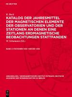 ISBN 9783112767221: Stationen von +549 bis +450
