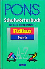 ISBN 9783123208812: PONS Fidibus. Schulwörterbuch für die Sekundarstufe I
