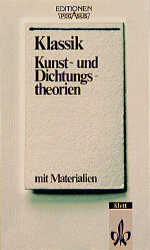 ISBN 9783123512803: Klassik. Kunst- und Dichtungstheorien