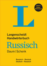 ISBN 9783125140752: Langenscheidt Handwörterbuch Russisch Daum/Schenk - Russisch-Deutsch/Deutsch-Russisch