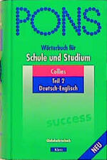 ISBN 9783125171350: PONS Deutsch-Englisch Wörterbuch für Schule und Studium