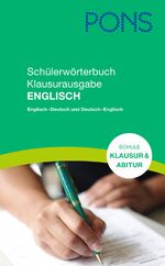 ISBN 9783125173361: PONS Schülerwörterbuch Englisch Klausurausgabe für die Schule - Englisch-Deutsch/Deutsch-Englisch. 5. Klasse bis Abitur