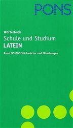 ISBN 9783125175532: PONS Wörterbuch für Schule und Studium / Lateinisch