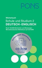 ISBN 9783125175884: PONS Wörterbuch für Schule und Studium Englisch - Deutsch-Englisch mit CD-ROM. Ausgabe für die Schulbuchausleihe in Rheinland-Pfalz