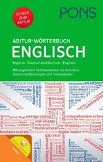 ISBN 9783125176690: PONS Abitur-Wörterbuch Englisch - Englisch-Deutsch/Deutsch-Englisch. Mit englischen Textbausteinen für Aufsätze, Zusammenfassungen und Textanalysen und Online-Wörterbuch