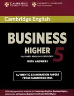 ISBN 9783125399396: Cambridge English Business Higher 5: Higher Student’s Book with answers