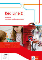 ISBN 9783125477827: Red Line 2 – Workbook mit Audios und Übungssoftware Klasse 6