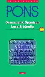 ISBN 9783125608832: PONS Grammatik Spanisch