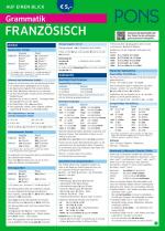 ISBN 9783125618992: PONS Grammatik auf einen Blick Französisch – Alle wichtigen grammatischen Themen auf einen Blick