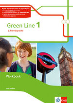 ISBN 9783128130156: Green Line 1. 2. Fremdsprache - Workbook mit Audios Klasse 6