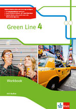 ISBN 9783128342450: Green Line 4 - Workbook mit Audios Klasse 8