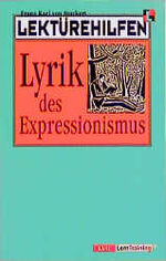 ISBN 9783129223635: Lektürehilfen Lyrik des Expressionismus