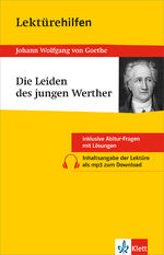 ISBN 9783129230060: Klett Lektürehilfen Johann W. von Goethe, Die Leiden des jungen Werther - für Oberstufe und Abitur